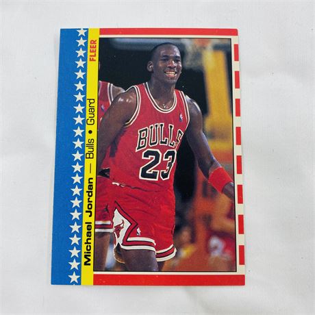 1987 Fleer Michael Jordan Sticker #2