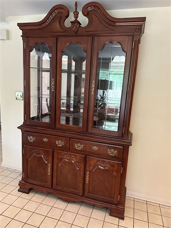 Dining Room Cherry Hutch (with removable top portion)
