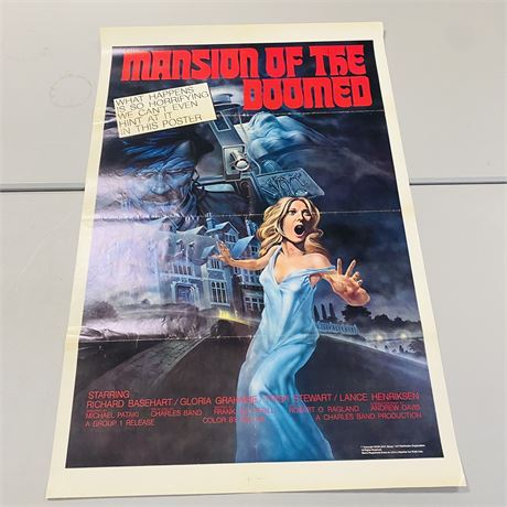Original 1976 Mansion of the Doomed Movie Poster