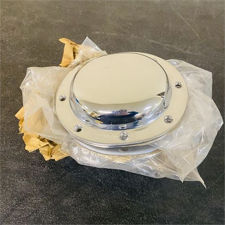 10 NOS Harley Davidson Chrome Derby Covers