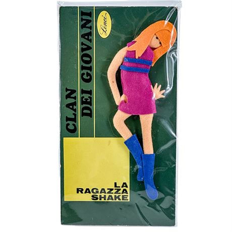 Lenci La Ragazza Shake 1960s Italian Felt GoGo Dancer Doll