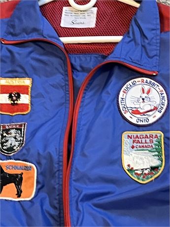Vintage sports patches starter jacket