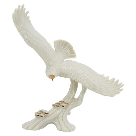 Vintage Lenox Classic Ivory Porcelain "Precious Freedom Eagle" Figurine