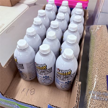 18 New Bottles of Hand Sanitizer