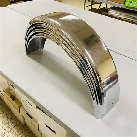 4 NOS Chrome Fenders