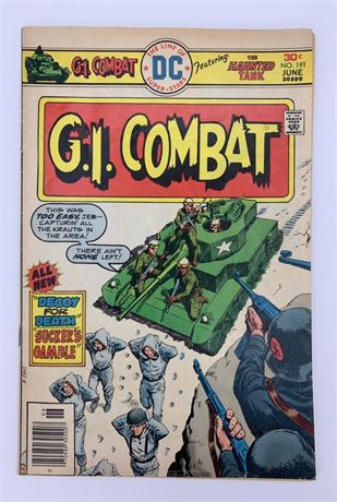 No 191 1976 DC G I Combat 30 cent Comic Book