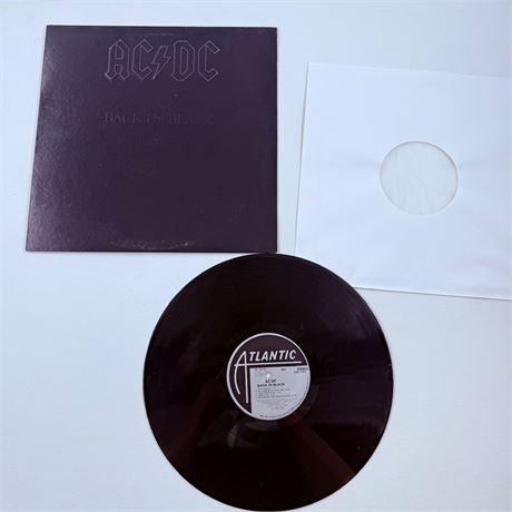AC/DV Back in Black Vinyl Record
