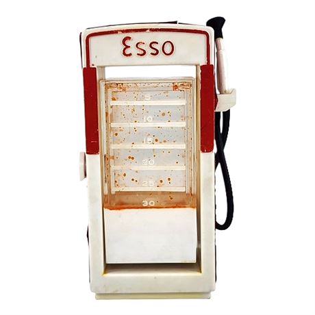 Vintage 1963 Esso Magic Gas Pump Plastic Promo Toy