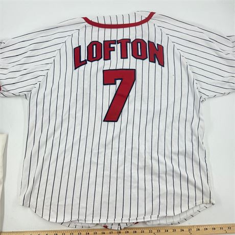 Hand Stitched Kenny Lofton Jersey