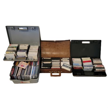 Large Cassette & CD Lot