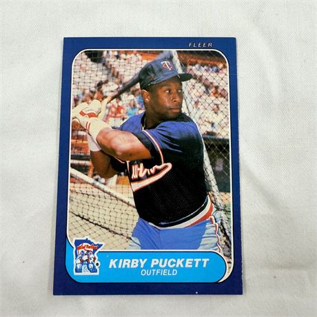 1986 Fleer Kirby Puckett #401