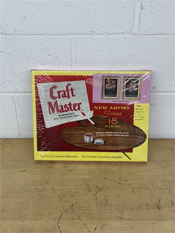 Craft Master Numbered Oil Painting Set
