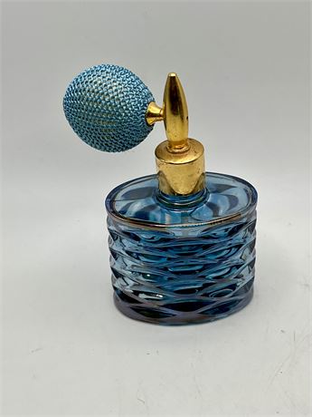 Vintage Cobalt perfume with atomizer