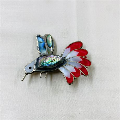6.5g Zuni Sterling Bird Pin