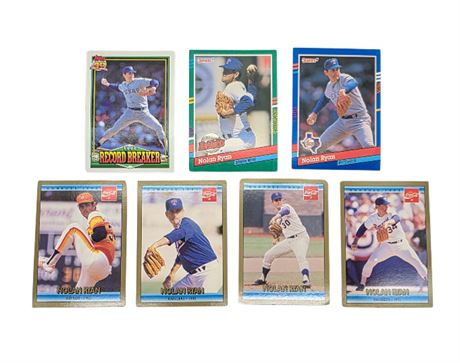 Lot of Nolan Ryan Baseball Cards