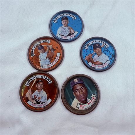 1964 Topps Baseball Coins Lot
