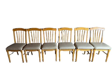 Wooden Dinning Chairs - 6
