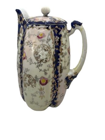 Inlaid old nippon coffee pot