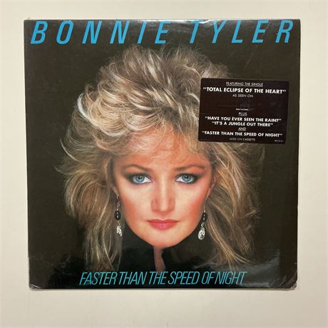 Bonnie Tyler Faster than the Speed of Night Sealed Vinyl Record