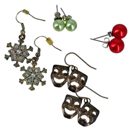 Lot of 4 Earrings