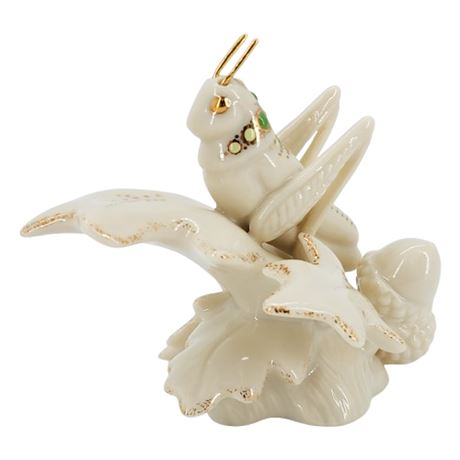 Vintage 2000-2001 Lenox Secret Garden Collection Grasshopper Figurine in Box