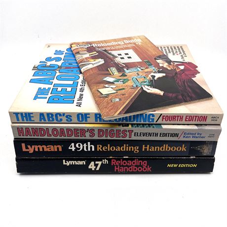 Assorted Gun Ammo Reloading Book Lot