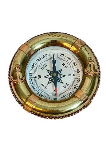Copper and Brass Compass