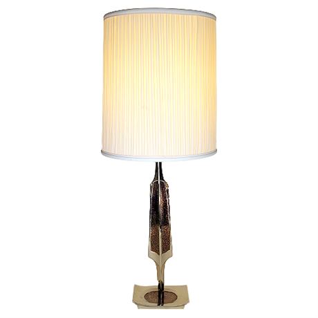 Mid-Century Frederick Cooper Metal Spear Table Lamp