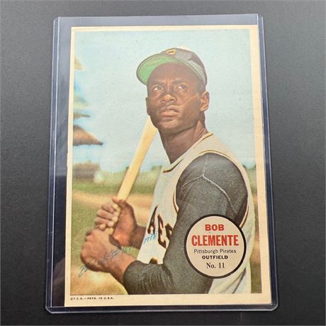 1967 Topps Pin Ups Roberto Clemente #11