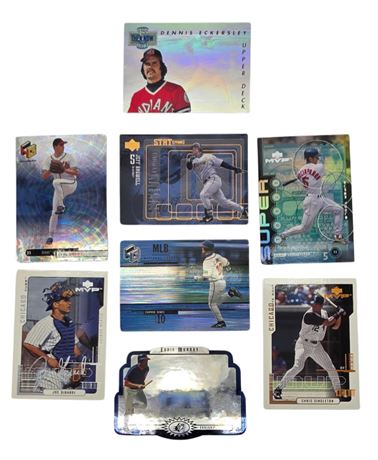 Lot of Donruss & Fleer Holographic & Foil Baseball Cards