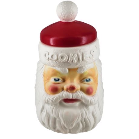 1973 Empire Santa Clause Blow Mold Cookie Jar