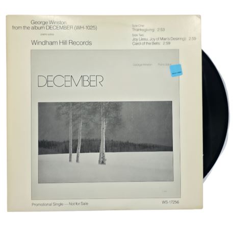 1983, George Winston "December" Promotional Single