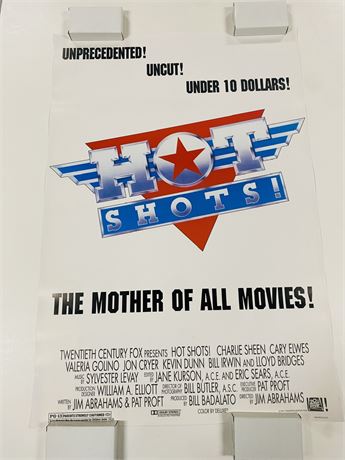 Hot Shots! Original DS 27x41 Movie Poster - Rolled