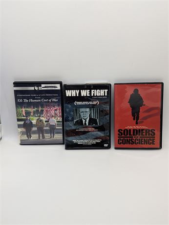 Lot Documentaries Veterans, Soldiers, Why We Fight DVDs
