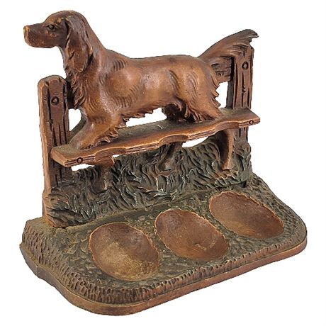 Vintage Hunting Dog Pipe Stand