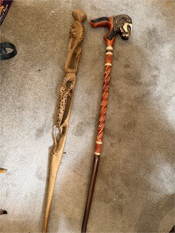 Giraffe & Horse Canes
