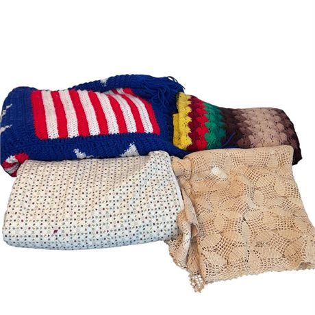 Crocheted & Quilted Blankets