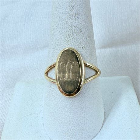 2.46g 10k Gold Ring Size 10