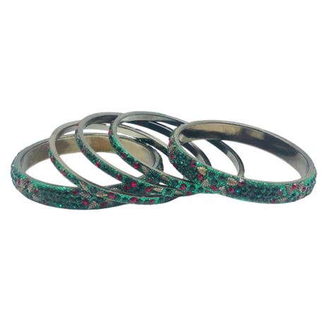 Pot Metal, Rhinestone Bracelets
