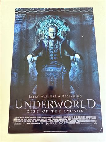 Underworld Rise of the Lycans Original Rolled 27x40 Movie Poster