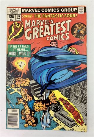35 cent No 76 1977 Fantastic Four Marvel Comics Group Comic