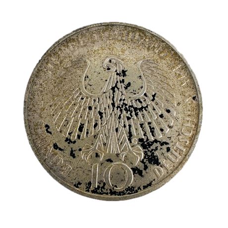 1972 German 10 Dutch Mark XX Olympic Commemorative Coin