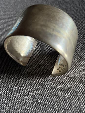 Navajo silver cuff  bracelet