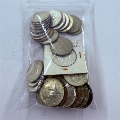 $20 Kennedy 40% Silver Half Dollars