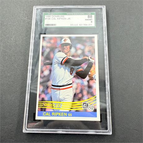 SGC 8 - 1984 Donruss Cal Ripken Jr