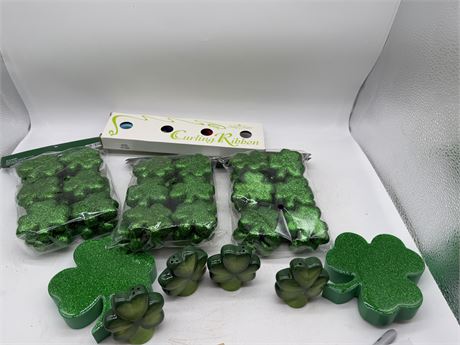 Curling Ribbon, Shamrocks & S&P