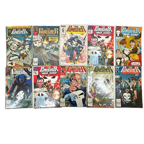 Lot of Assorted Vintage Punisher Comic Books