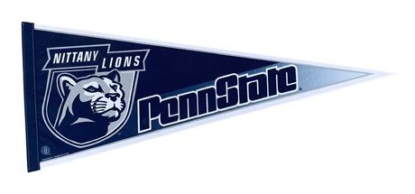 30” Wool Felt Penn State Nittany Lions Football Pennant