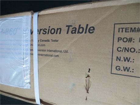 Diversion Table For Back #1 NIB