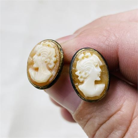 Vintage/Antique Cameo Earrings